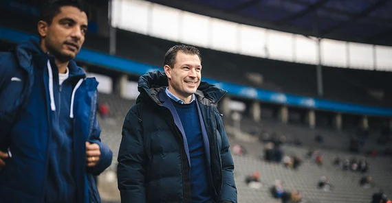 Benjamin Weber im Olympiastadion.