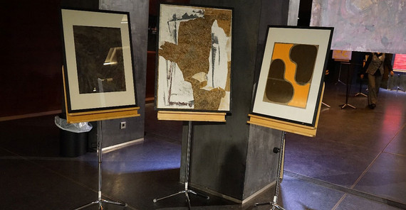 Klang-Bild-Collage im Foyer des Nikolaisaals Klang-Bild-Collage im Foyer des Nikolaisaals