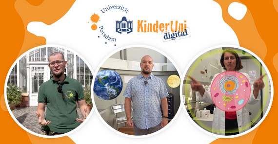 Biochemikerin Prof. Dr. Katja Hanack, der Astrophysiker Dr. Martin Wendt und Gartenpädagoge Steffen Ramm bei der Digitalen Kinder-Universität | Foto: Pressestelle/Schwarz Biochemikerin Prof. Dr. Katja Hanack, der Astrophysiker Dr. Martin Wendt und Gartenpädagoge Steffen Ramm bei der Digitalen Kinder-Universität | Foto: Pressestelle/Schwarz