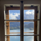 Sophie Molitor "Fenster der Burg von Bled", Slowenien