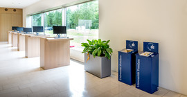 Boxen im IKMZ in Golm. Foto: Karla Fritze.