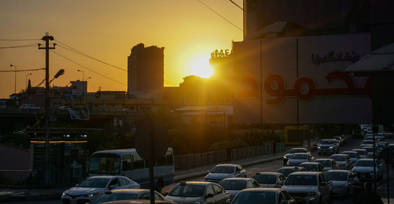 Sonnenuntergang in Dohuk | Foto: Valentina Meyer-Oldenburg Das Foto zeigt den Sonnenuntergang in Dohuk. Das Foto ist von Valentina Meyer-Oldenburg.