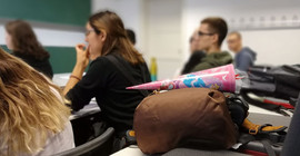 Schultüten für Austauschstudierende. Foto: Sandy Bossier-Steuerwald.