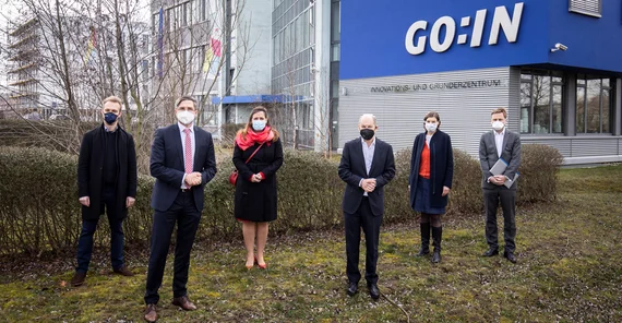Finanzminister Olaf Scholz besucht Potsdam Science Park | Foto: Florian Gaertner/Photothek