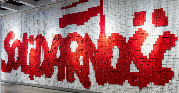 Die Solidarność-Bewegung der 1980er Jahre hat die polnische Demokratie geprägt. Symboldbild: Solidarność-Bewegung