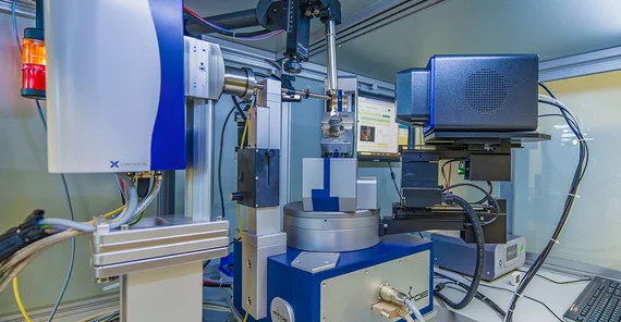 Das Röntgendiffraktormeter am Institut für Chemie.