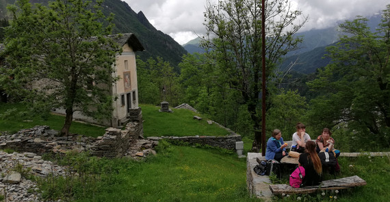 Pause im verlassenen San Giorgo. Foto: Lewerenz Pause im verlassenen San Giorgo. Foto: Lewerenz