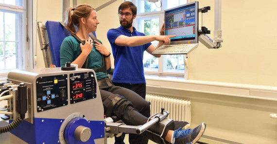 Im Labor der KINGS-Studie. Foto: Karla Fritze. Im Labor der KINGS-Studie. Foto: Karla Fritze.