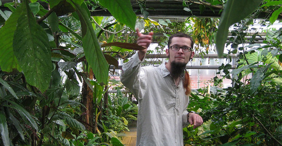 Gartenpädagoge Steffen Ramm Gartenpädagoge Steffen Ramm im Botanischen Garten.