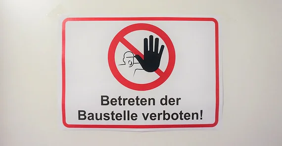 Nil wird Baustelle. | Foto: Karin Sumpf