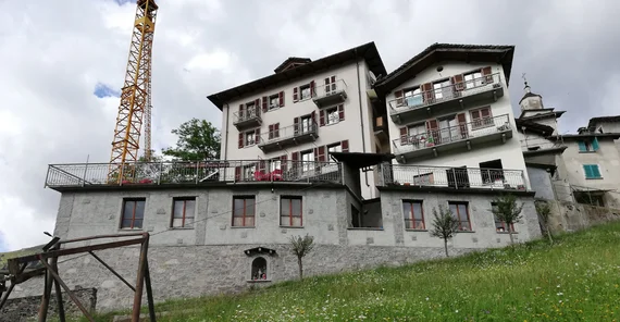 Abschied von der Albergo Fontana. Foto: Lewerenz