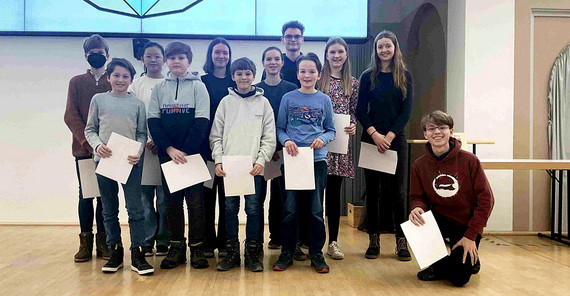 Team der Stadt Potsdam für die Landesrunde der Matheolympiade Team der Stadt Potsdam für die Landesrunde der Matheolympiade