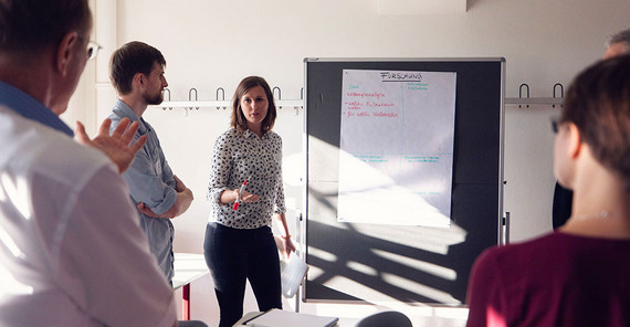 BMBF-Workshop zur Studieneingangsphase aus dem Jahr 2018, ausgerichtet vom QueLL-Projekt | Foto: Robert Bergemann BMBF-Workshop zur Studieneingangsphase aus dem Jahr 2018, ausgerichtet vom QueLL-Projekt | Foto: Robert Bergemann