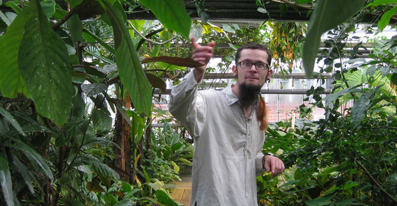 Steffen Ramm im Botanischen Garten | Foto: Kerstin Kläring Steffen Ramm im Botanischen Garten | Foto: Kerstin Kläring
