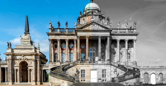 Foto: Philosophische Fakultät – einst und jetzt. Foto: Karla Fritze. Foto: Philosophische Fakultät – einst und jetzt. Foto: Karla Fritze.