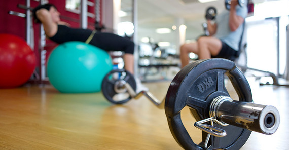 Beim Krafttraining Foto: Thomas Roese Beim Krafttraining Foto: Thomas Roese