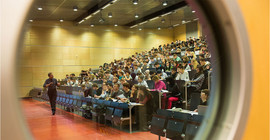 Vorlesung im Hörsaal auf dem Campus Griebnitzsee