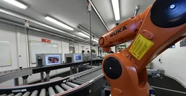 “Application Center Industry 4.0”: a simulation platform for new factory models and a learning factory at the same time. Photo: Karla Fritze.