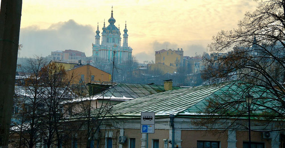 St.-Andreas-Kirche in Kiew. Foto: Nina Weller. St.-Andreas-Kirche in Kiew. Foto: Nina Weller.