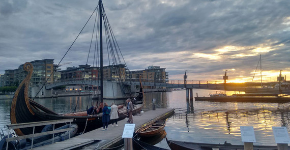 Underway in Tonsberg Underway in Tonsberg