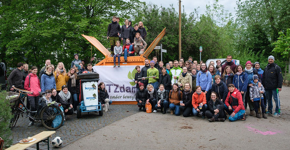 Sauber bewegt: Putzaktion des Zentrums für Hochschulsport | Foto: Tilmann Engel Sauber bewegt: Putzaktion des Zentrums für Hochschulsport