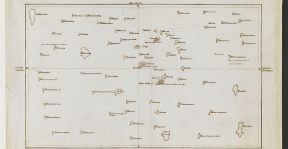 Tupaia’s Map, 1770, British Library, London, © British Library Board BL Add MS 21593.C Tupaia’s Map, 1770, British Library, London, © British Library Board BL Add MS 21593.C
