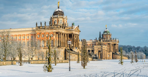 Winterlicher Campus Am Neuen Palais, Foto: Karla Fritze Winterlicher Campus Am Neuen Palais, Foto: Karla Fritze