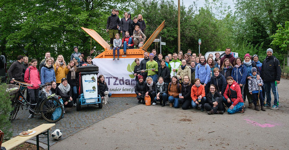 PUTZdam | Bei der Putzaktion 2019 Teilnehmende der Putzaktion „PUTZdam“ 2019