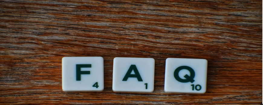 FAQ in Scrabble tokens