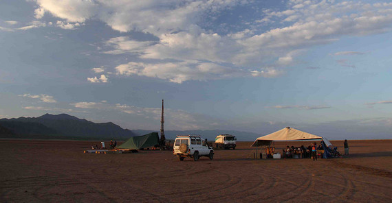 Scientific deep drilling in Chew Bahir, southern Ethiopia. Scientific deep drilling in Chew Bahir, southern Ethiopia.