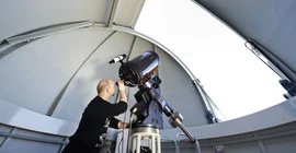 Übungssternwarte auf dem Gebäude für Astrophysik in Golm (Karla Fritze)