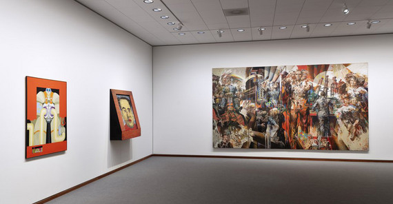 Die aktuelle Ausstellung „Zerreißprobe. Kunst zwischen Politik und Gesellschaft“ Blick in den Ausstellungsraum