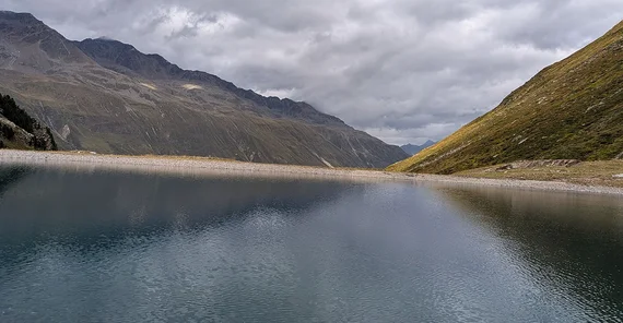 Stausee in den Ötztaler Alpen
