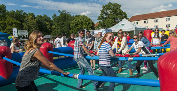Beim Campusfestival. Foto: Thomas Hölzel Beim Campusfestival. Foto: Thomas Hölzel