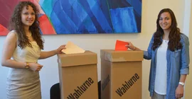 An allen drei Unistandorten sind die Wahllokale geöffnet. Foto: Matthias Kühling