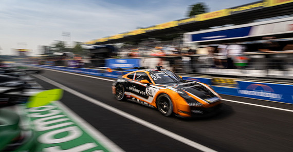 Rookie Kas Haverkort auf der Strecke Rookie Kas Haverkort auf der Strecke