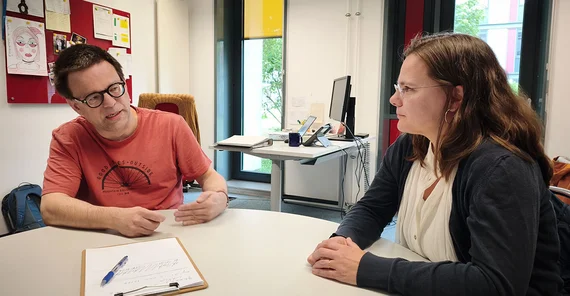 Prof. Dr. Andreas Taubert und Prof. Dr. Nora Kulak