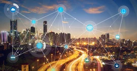 Kabellos vernetzt: die „smarte“ Stadt. Foto: Fotolia/jamesteohart.