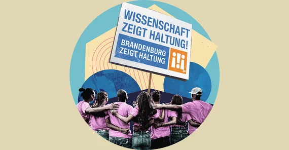 Collage der Aktion Wissenschaft zeigt Haltung