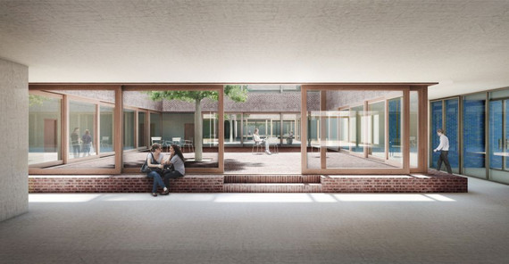 Der siegreiche Entwurf des Berliner Architektenbüros Bruno Fioretti Marquez verspricht viele Möglichkeiten für Kommunikation und Begegnungen. Grafik: Bruno Fioretti Marquez Architekten Der siegreiche Entwurf des Berliner Architektenbüros Bruno Fioretti Marquez verspricht viele Möglichkeiten für Kommunikation und Begegnungen. Grafik: Bruno Fioretti Marquez Architekten