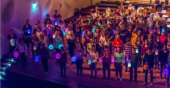 Bei der Generalprobe. Foto: Karla Fritze. Bei der Generalprobe. Foto: Karla Fritze.