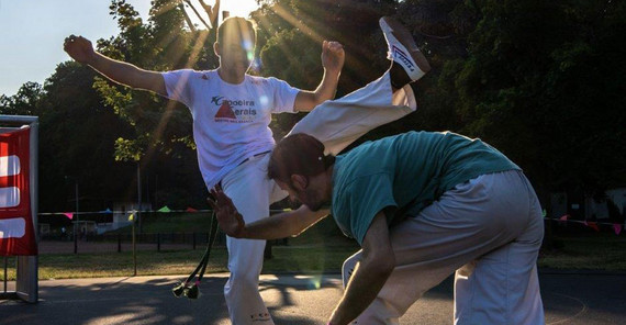 Kampfsport im Sonnenuntergang | Foto: ZfH Kampfsport im Sonnenuntergang | Foto: ZfH