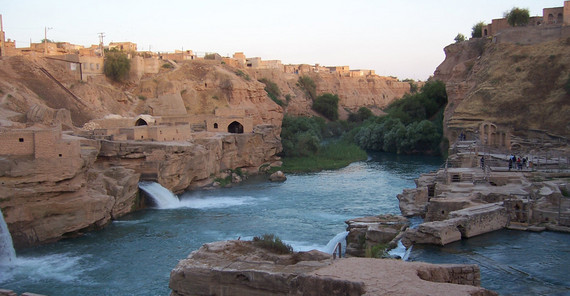 Historic water mills by the Karun River in Iran, where water power has been used for over 2,500 years. Photo: Axel Bronstert. Historic water mills by the Karun River in Iran, where water power has been used for over 2,500 years. Photo: Axel Bronstert.