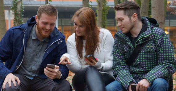 Die Reflect.UP-App erleichtert Studierenden den Einstieg ins Studium. Foto: Ina Müller