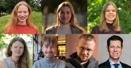 Collage von Portraits der Presiträger:innen.