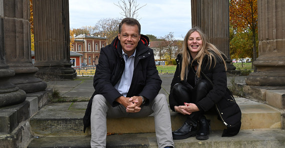 Sven Dinklage (l.) und Liliana Mayer Sven Dinklage (l.) und Liliana Mayer