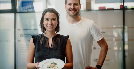 Marilena Schmich (l.) und Anton Pluschk (r.)
