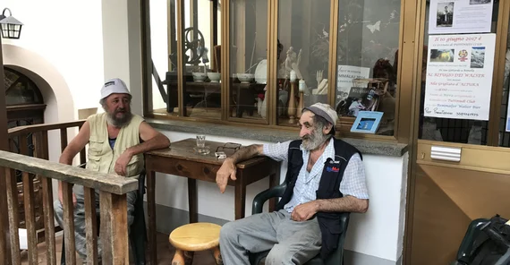 Einwohner Rimellas. Foto: Scharnow.