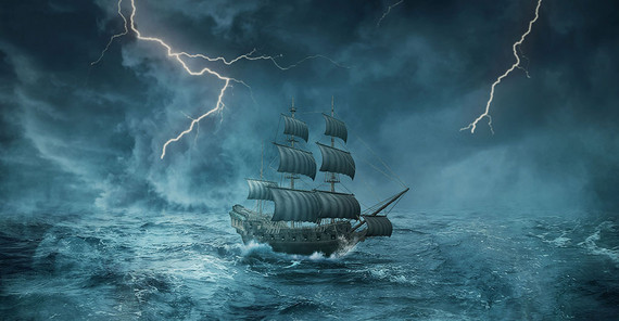 Auf stürmischer See. | Foto: AdobeStock/psychoshadow Auf stürmischer See. | Foto: AdobeStock/psychoshadow