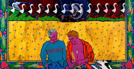 Die Kunst entdeckt das Landleben: Janna Kapustnikova: Polesien, 2012.